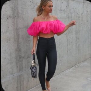 Vici Stellan off the shoulder Crop Top